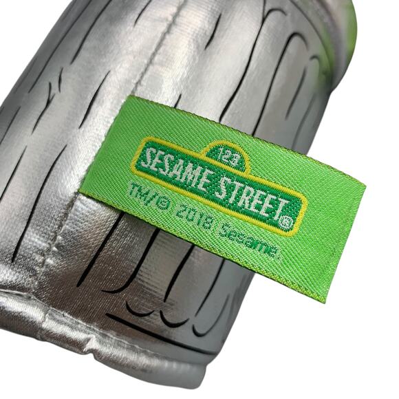 Gund Sesame Street Oscar The Grouch Plush In Garbage Can Stuffed Animal Toy 9" - Picture 6 of 8